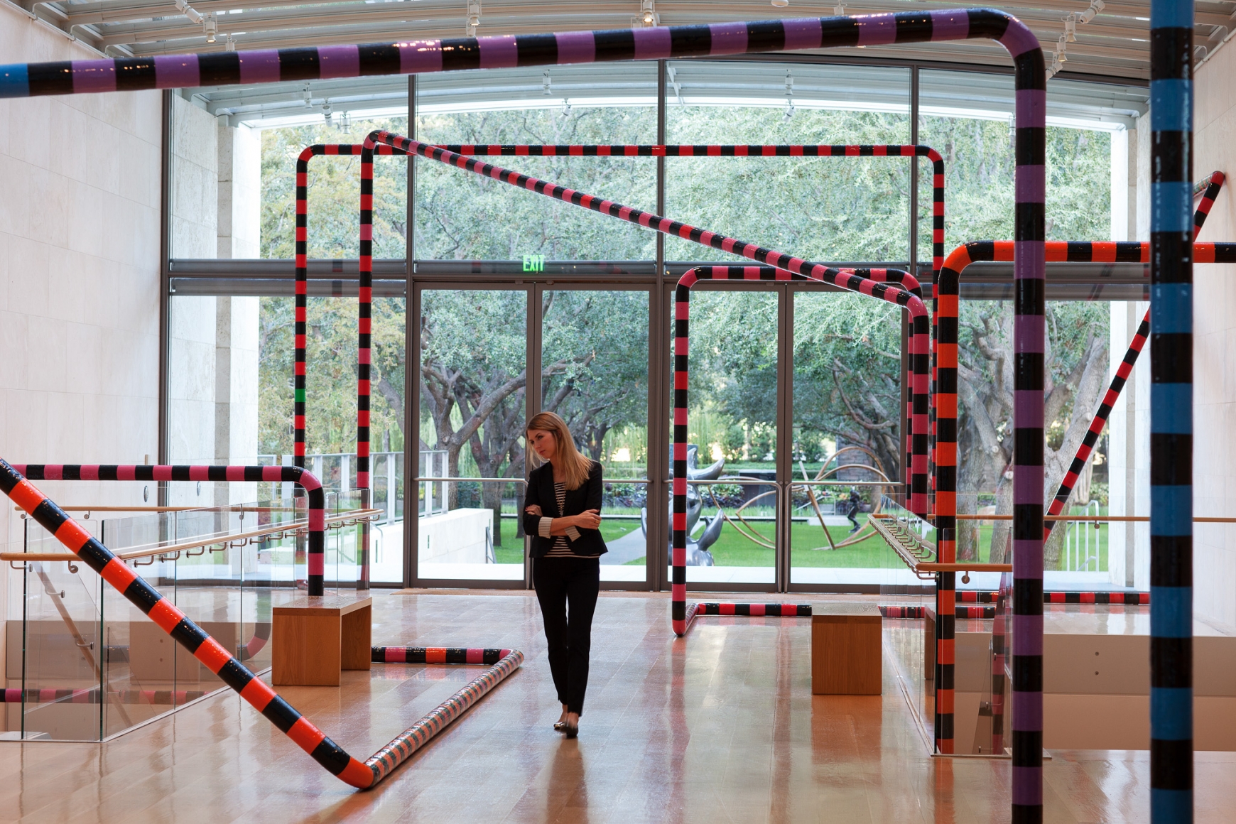 Eva Rothschild, Why Don't You (Dallas), 2012 Installation view: Nasher Sculpture Center, Dallas, 2012