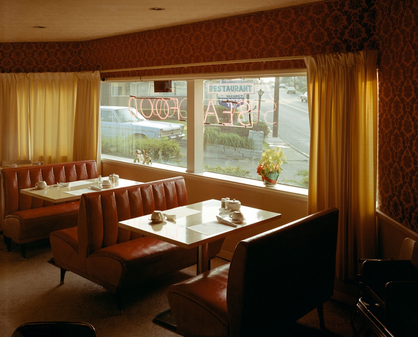 Stephen Shore, Sugar Bowl Restaurant, Gaylord, Michigan, July 7, 1973