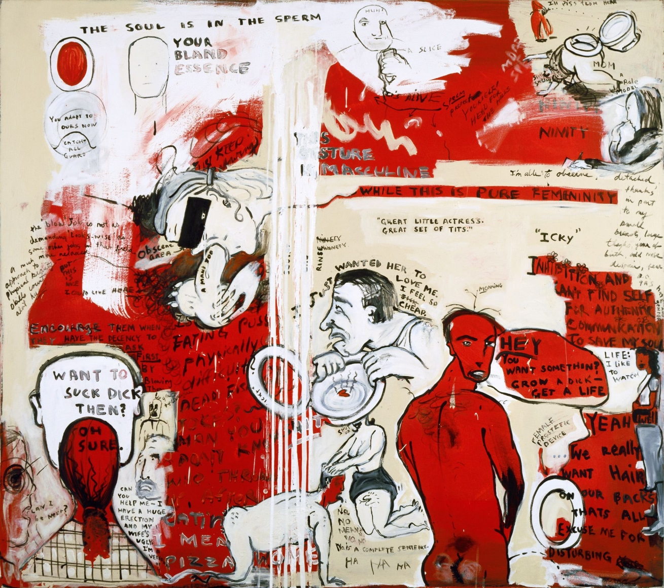 Sue Williams, Your Bland Essence, 1992