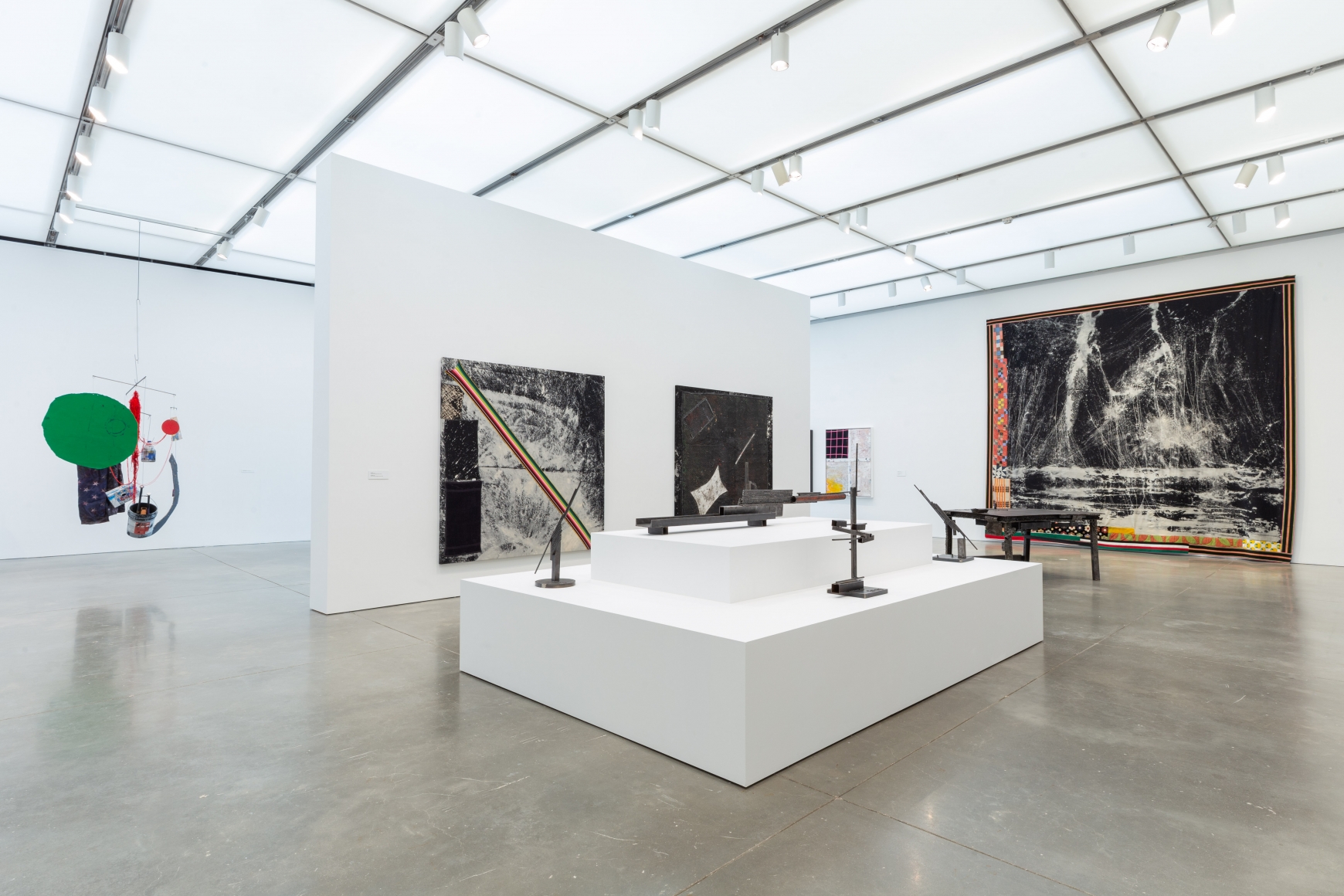 Installation view of Sterling Ruby, Institute of Contemporary Art/Boston, Boston, MA, 2020.