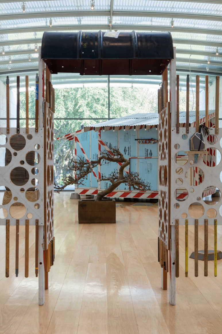  Installation view, âTom Sachs, âTea Ceremonyâ, The Nasher Sculpture Center, Dallas, TX, 2018