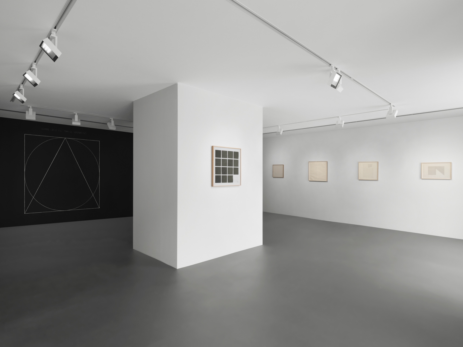 Installation view, Sol LeWitt: 1 + 1 = 1 Million, Curated by Tom Sachs, Vito Schnabel Gallery, St. Moritz