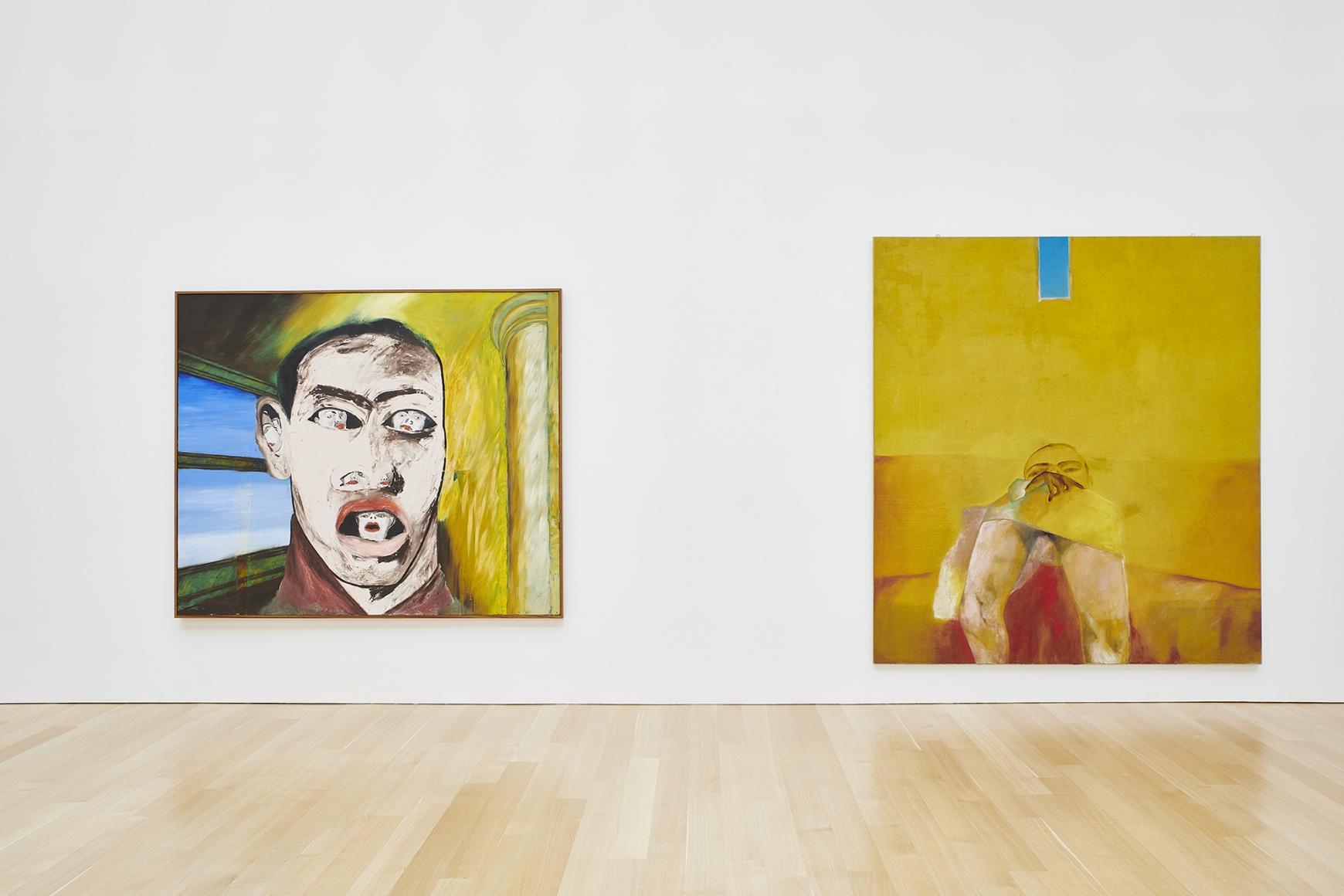 Installation view, Francesco Clemente: Works 1978-2018, The Brant Foundation Art Study Center, Greenwich, CT, 2018-2019