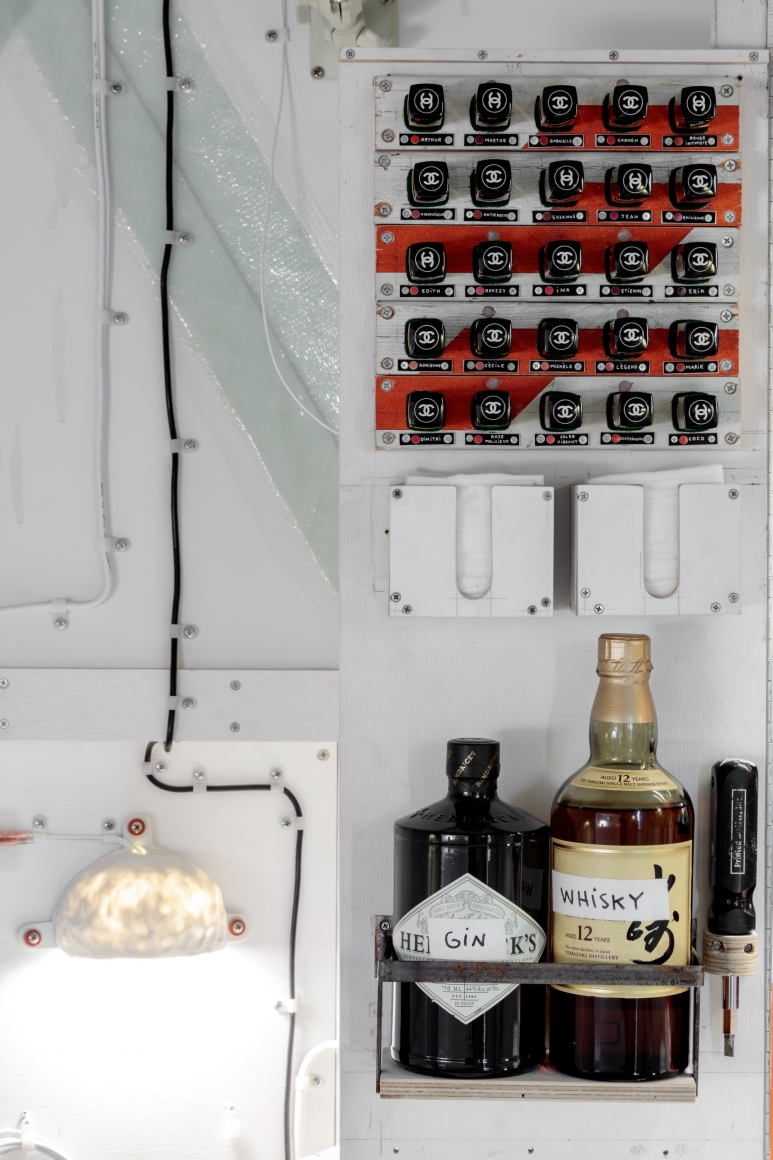 Interior view, Tom Sachs, Building #3, 2018