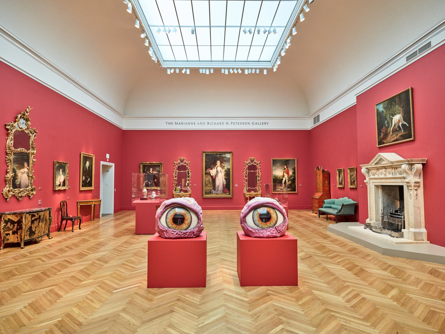 Installation view, Urs Fischer: The Public and the Private, Fine Arts Museums of San Francisco, Legion of Honor Museum, California, 2017