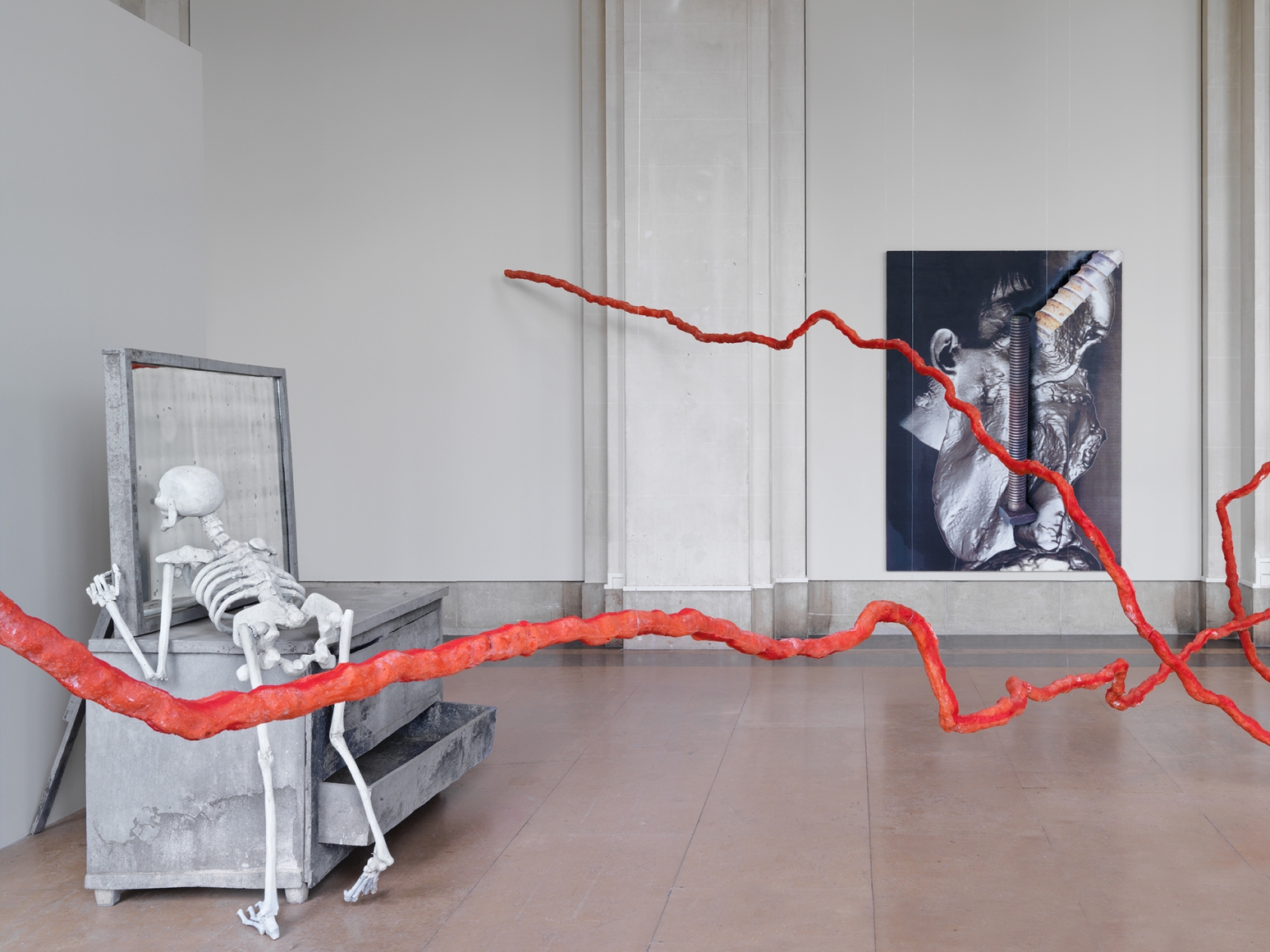 Installation view, Urs Fischer – False Friends, Museum of Art and History of Geneva, Austria, 2016