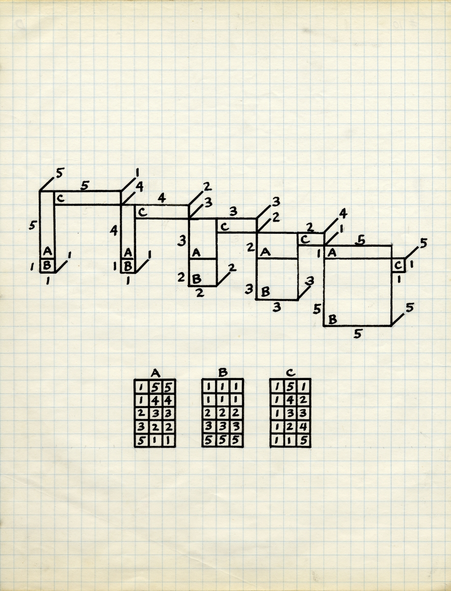 mel bochner exhibitions craig f gallery 3x3 graph paper