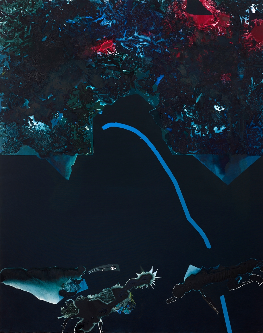 Dorothy Hood Dark Plexus, 1993 oil on canvas 120 x 96 inches
