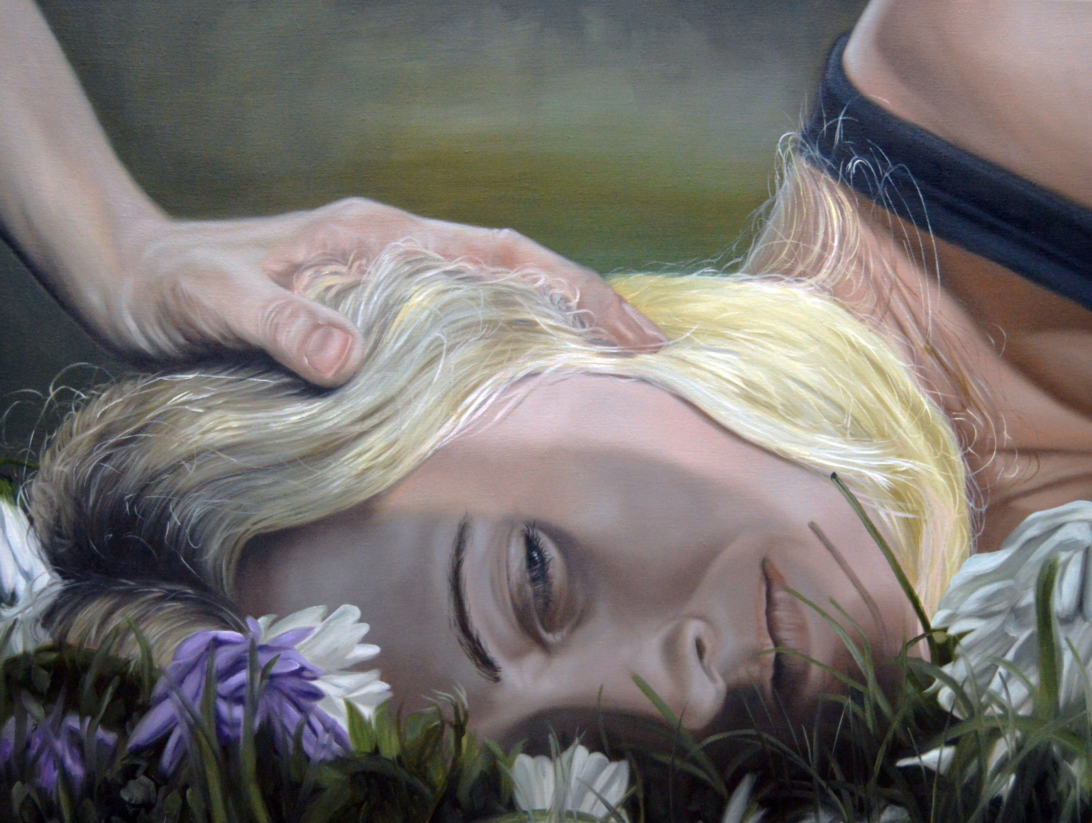 Kelli Vance Let Me Wake in Golden Light, 2016 oil on canvas 30 x 40 inches $4,000