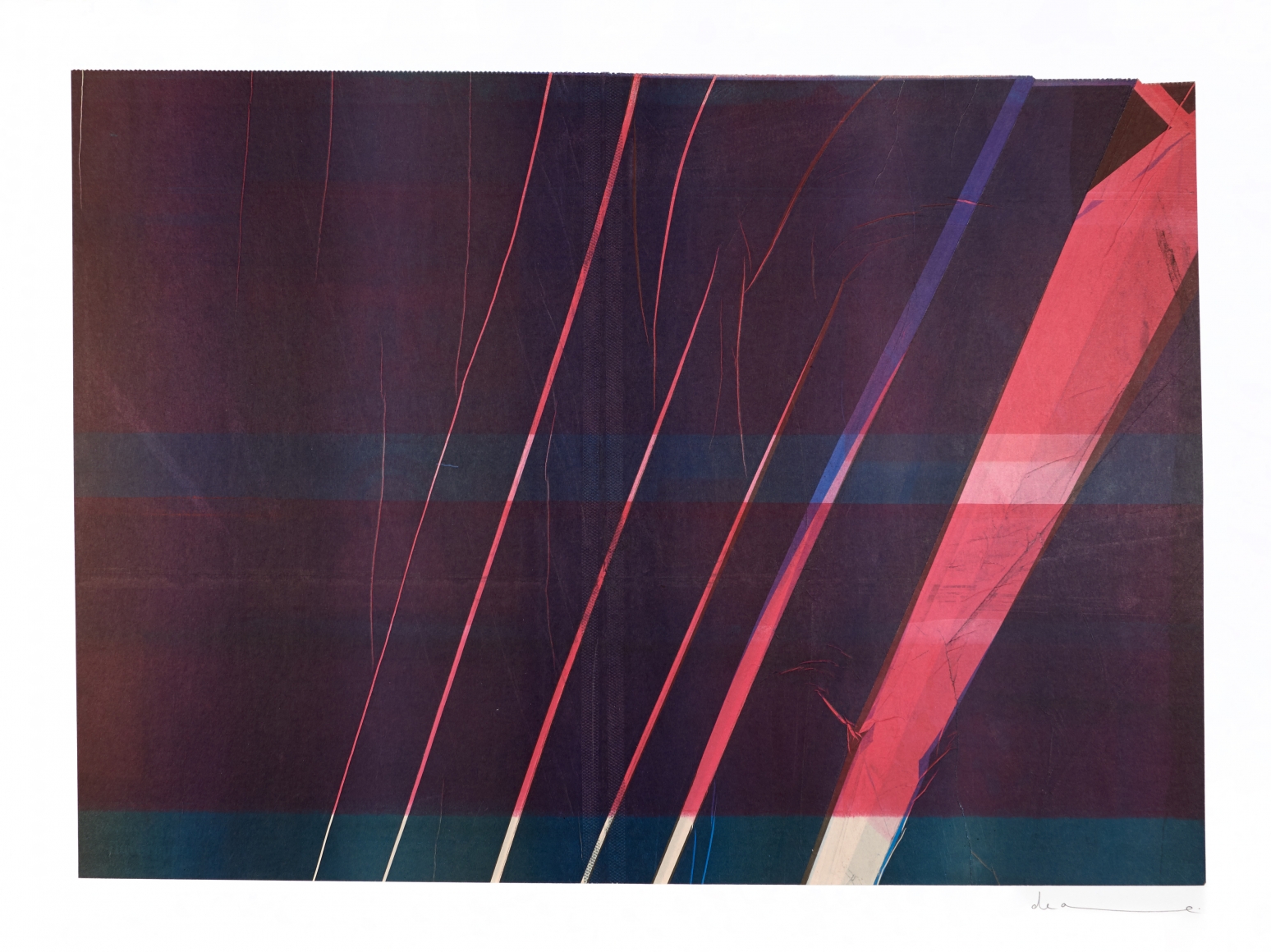 Anne Deleporte Lightning, 2019 ink on paper mounted on Arches paper 21 3/8 x 28 5/8 inches (AnD-51) $8,000