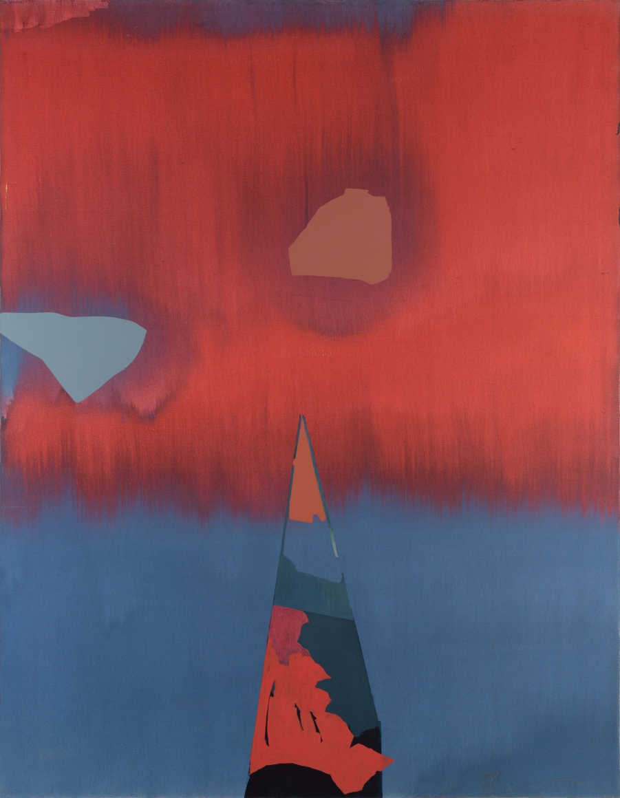 Dorothy Hood Figure at Dusk, n.d. oil on canvas 89 3/4 x 69 15/16 inches