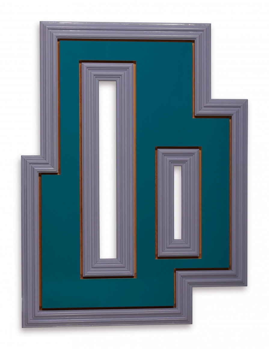 Christian Eckart Andachtsbild #702, 1987 mixed media on wood 94 x 72 inches