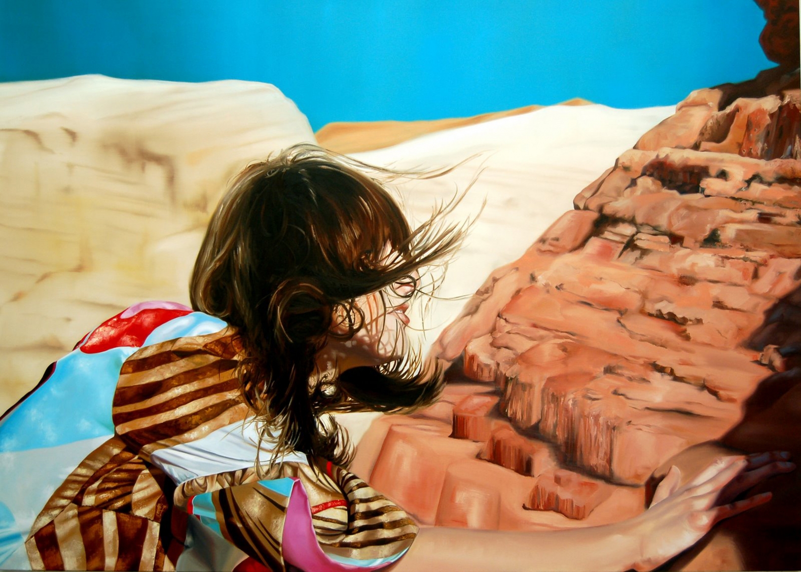 Kelli Vance Now That This Mountain Is Hers, 2008 oil on canvas 72 x 96 inches $8,000