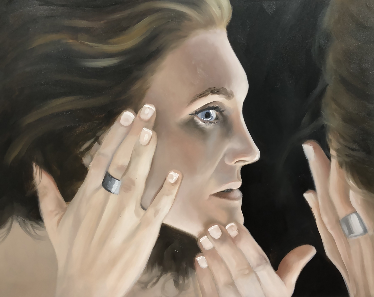 Kelli Vance And Still She Wonders, 2019 oil on canvas 8 x 10 inches $500