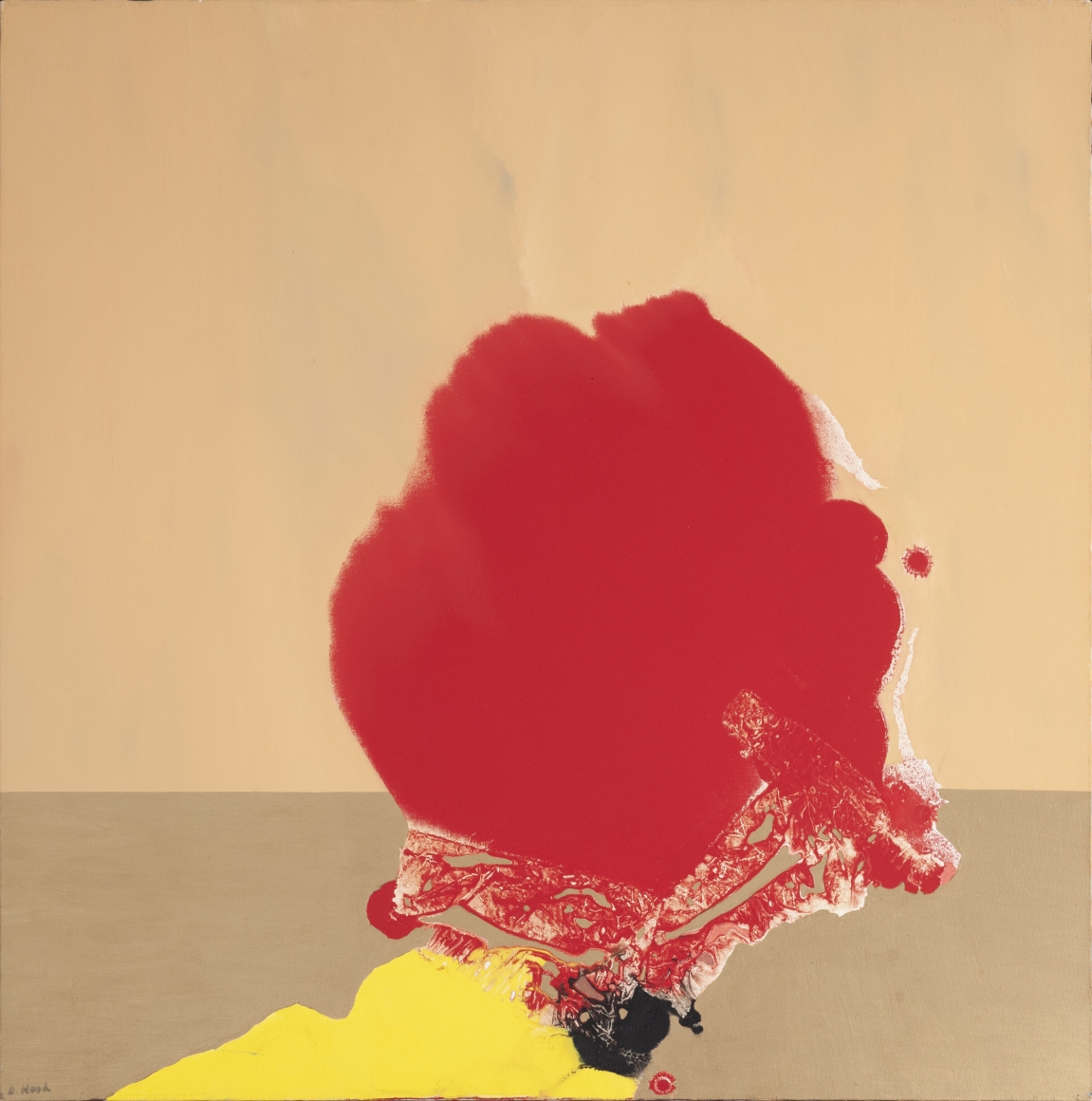 Dorothy Hood Untitled, 1997 oil on canvas canvas: 36 x 36 x 3/4 inches frame: 37 x 37 inches
