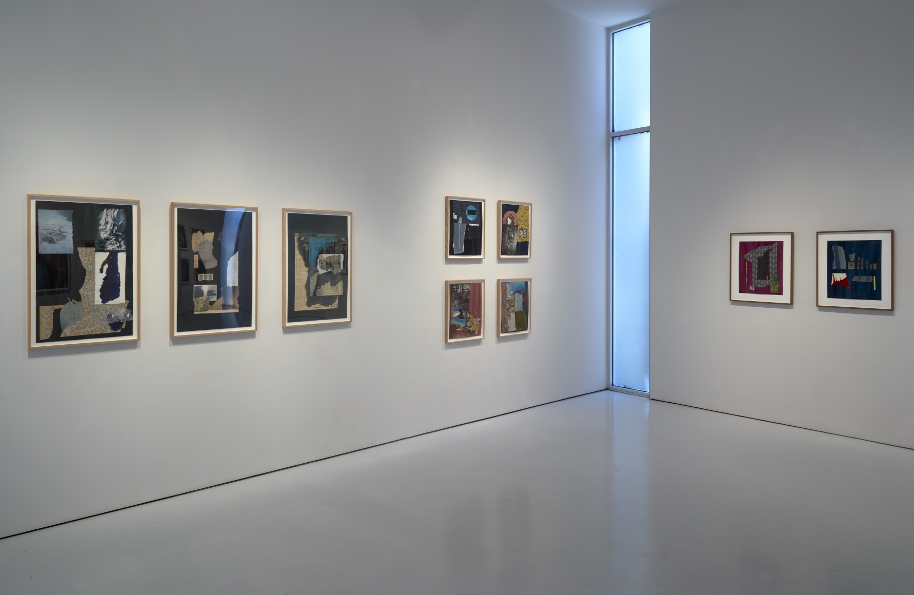DOROTHY HOOD, COLLAGES, Installation View, McClain Gallery, June 2020