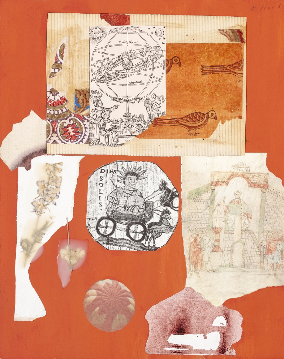 Dorothy Hood Various Happenings, 1982-1997 collage on mat 20 x 16 inches