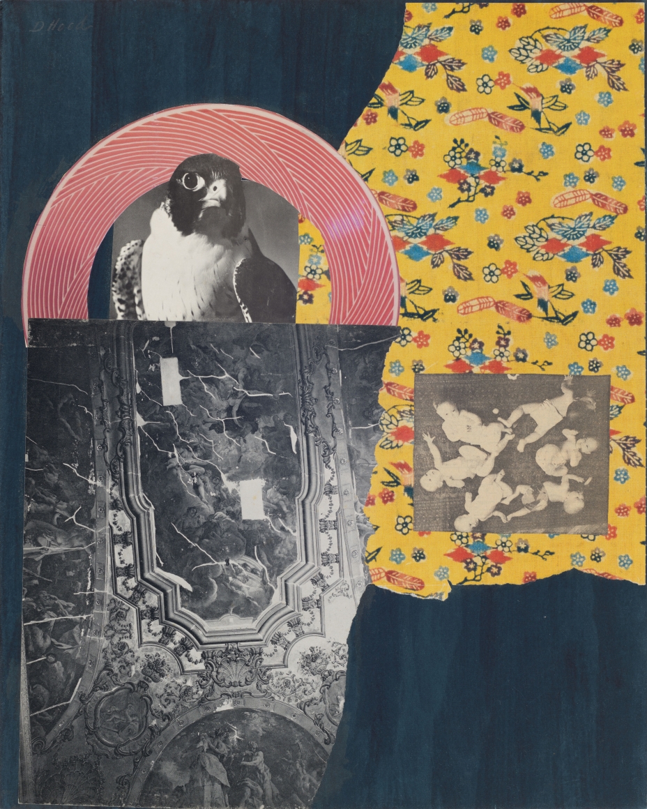 Dorothy Hood Presences, 1982-1997 collage on mat 20 x 16 inches