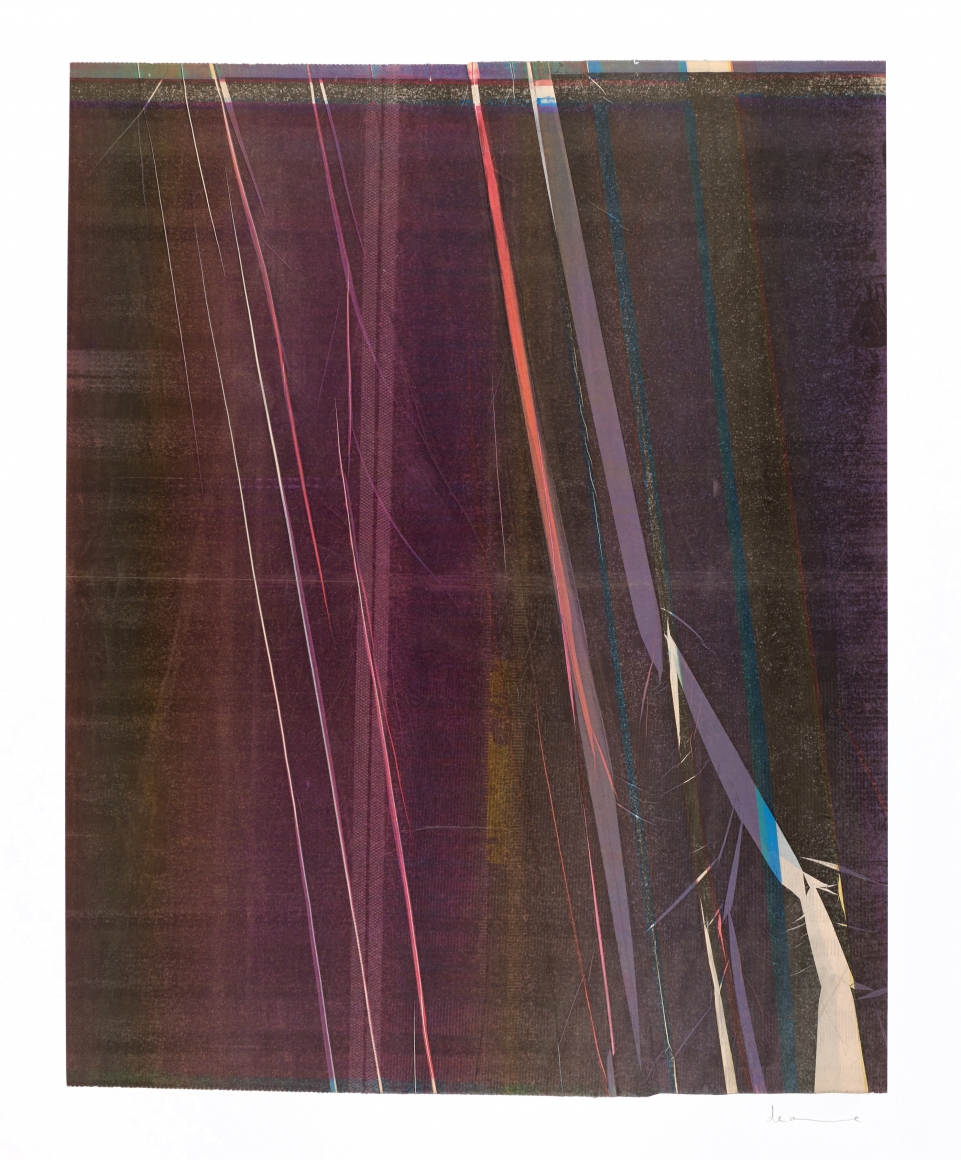 Anne Deleporte Lightning, 2019 ink on paper mounted on Arches paper 26 1/8 x 21 1/2 inches (AnD-49) $8,000