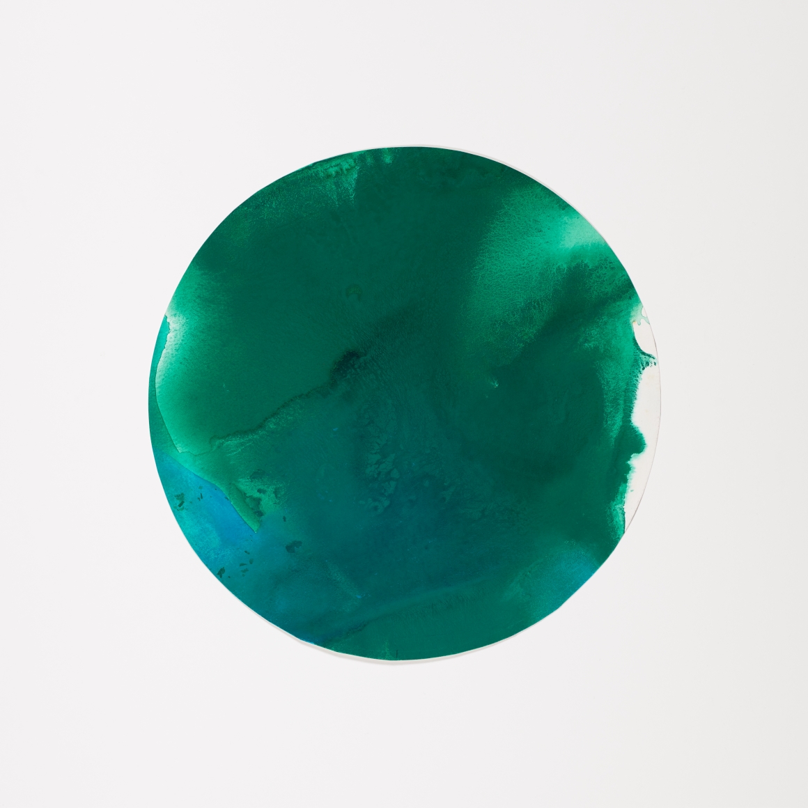 Dorothy Hood Untitled, c. 1979 watercolor on paper 12 1/2 inches in diameter frame: 20 3/4 x 20 3/4 inches