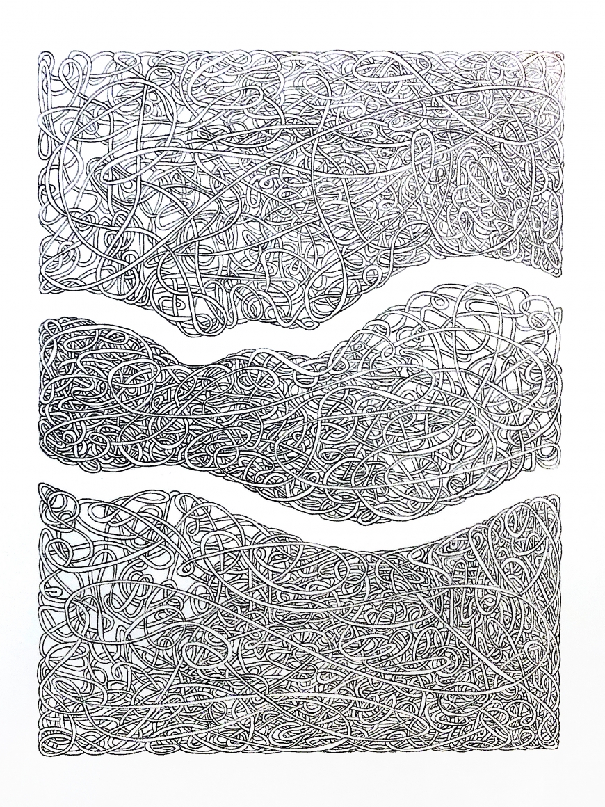 Grace Beck The Movement Never Stops, 2018 Graphite on rag paper 10h x 8w in