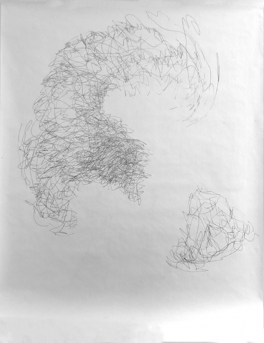 Marcy Chevali Circumference III Pencil on paper