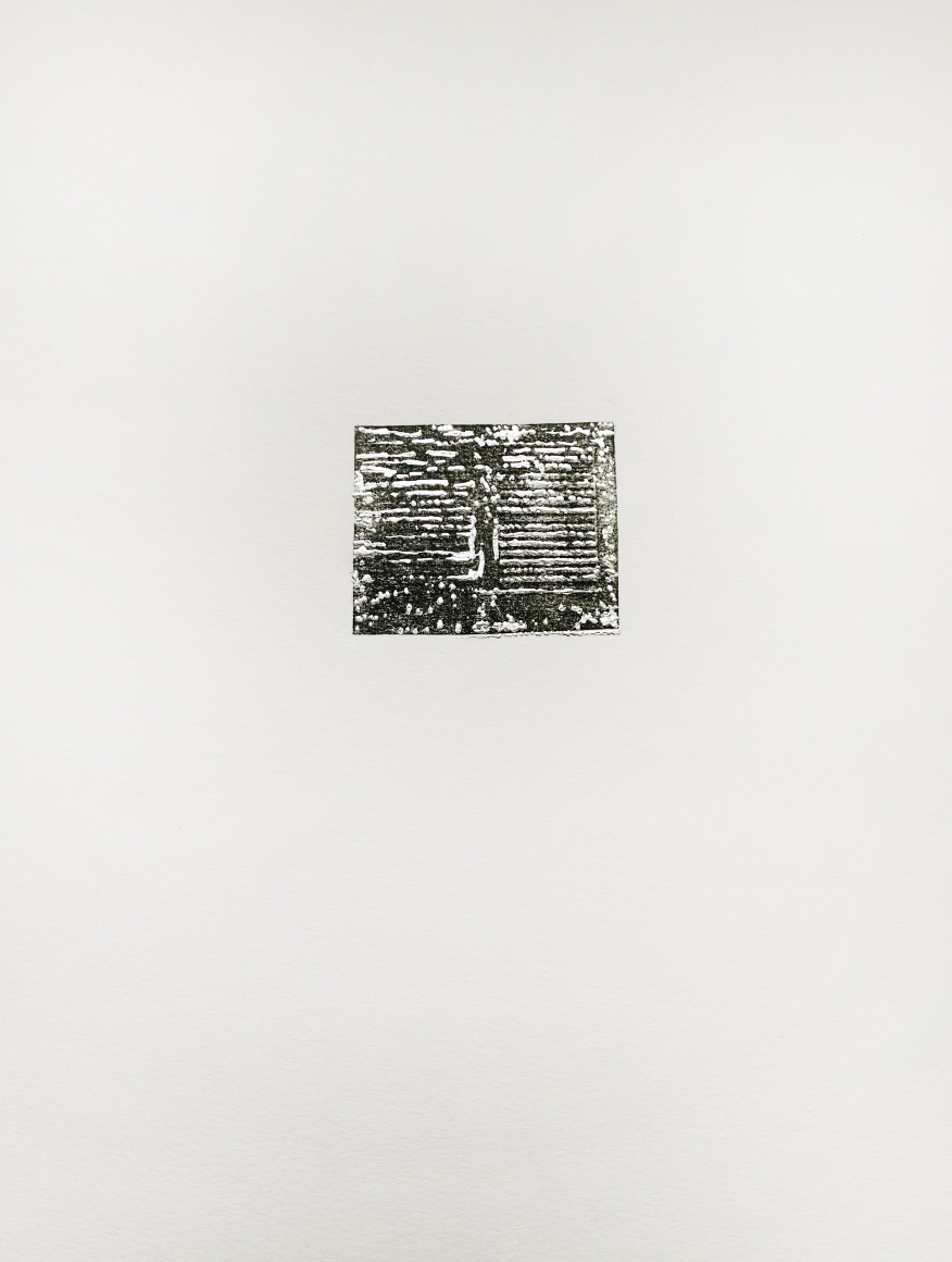 Najmun Nahar Keya Corinthian Dhaka (4) Charcoal, graphite, rabbit skin glue, silver, on Fabriano archival paper 11 x 14 in. 2019