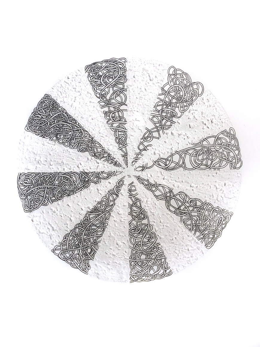 Grace Beck Remember the Daffodils, 2018 Graphite on rag paper 9h x 6w in