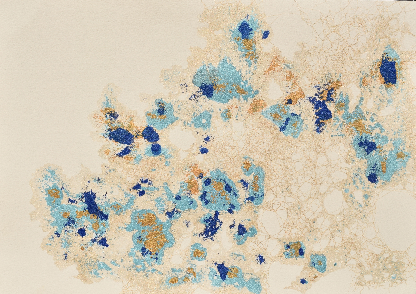 Dhara Mehotra Continuum VII, 2019 Acrylic and ink on archival paper 11.50h x 14.50w in