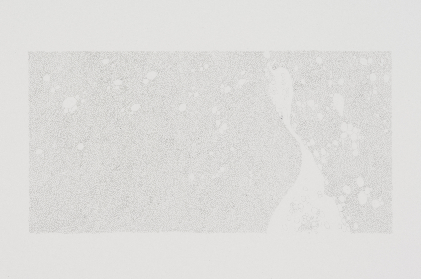 Marcy Chevali Untitled (Water Series 2) Pencil on paper 10.50h x 13w in
