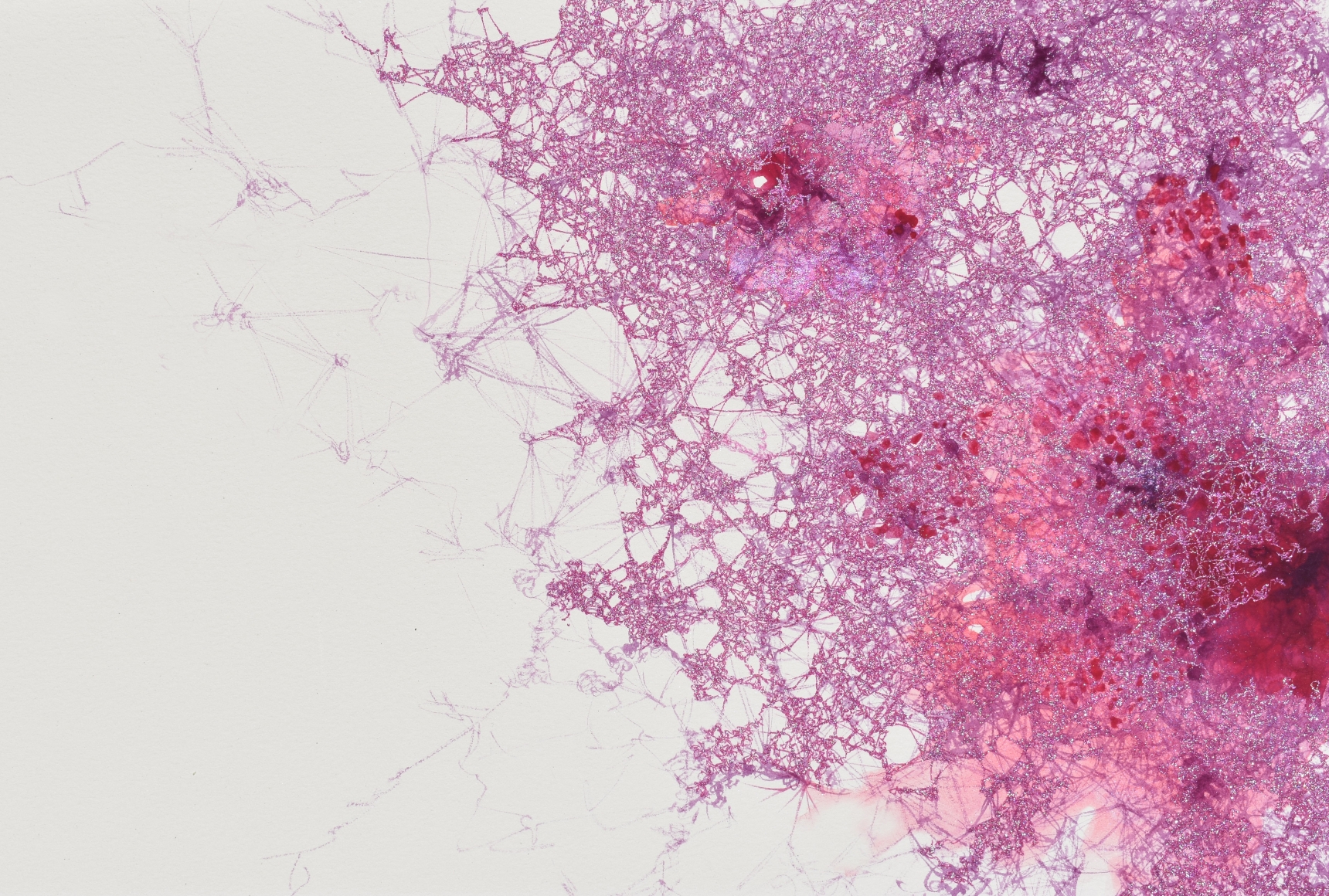 Dhara Mehotra Continuum VIII, 2019 Acrylic, ink, and pigment on archival paper 11.50h x 14.50w in