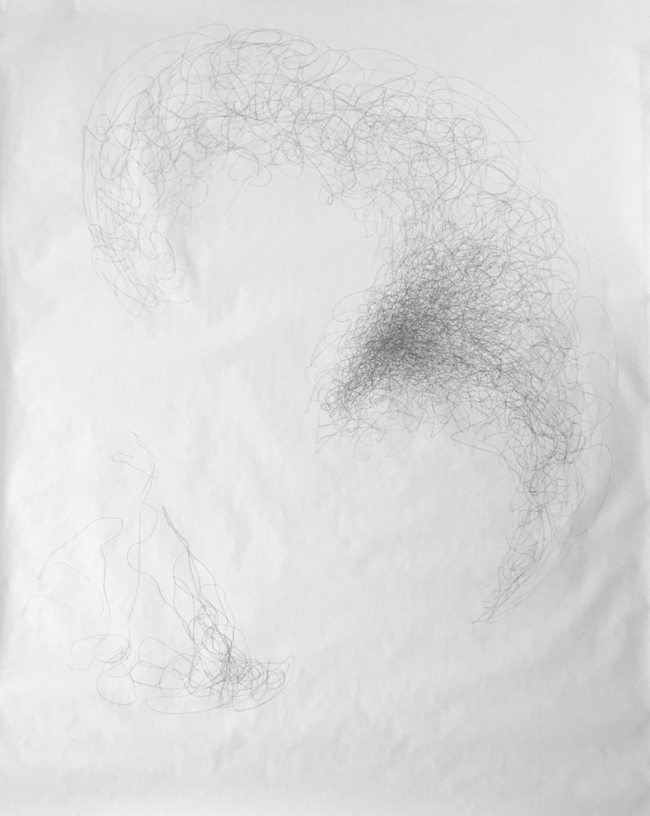 Marcy Chevali Circumference VI Pencil on paper