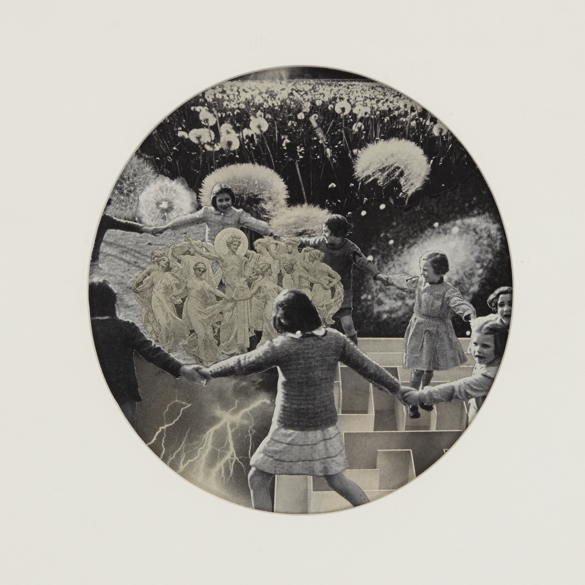 Jess (Collins) Emblems for Robert Duncan II:, #4, "the ayre of the music carries", 1989