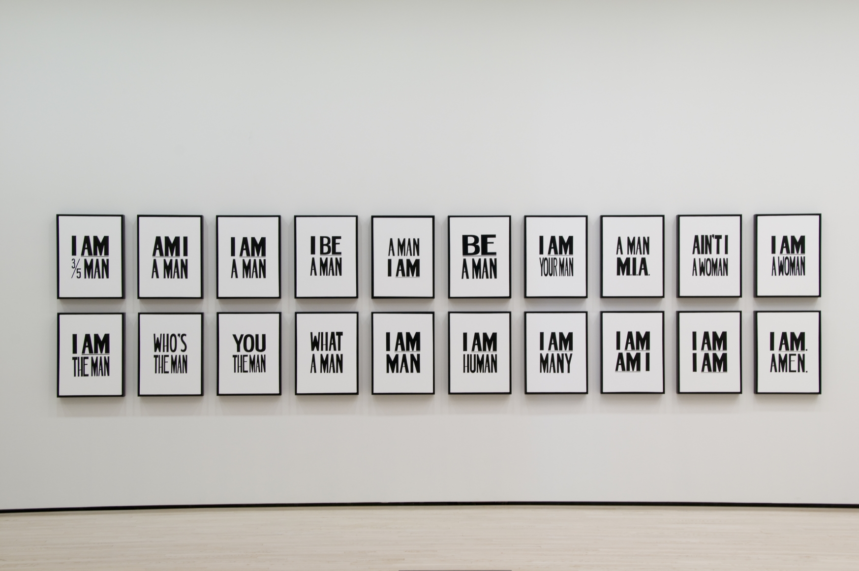 Hank Willis Thomas I Am A Man, 2009