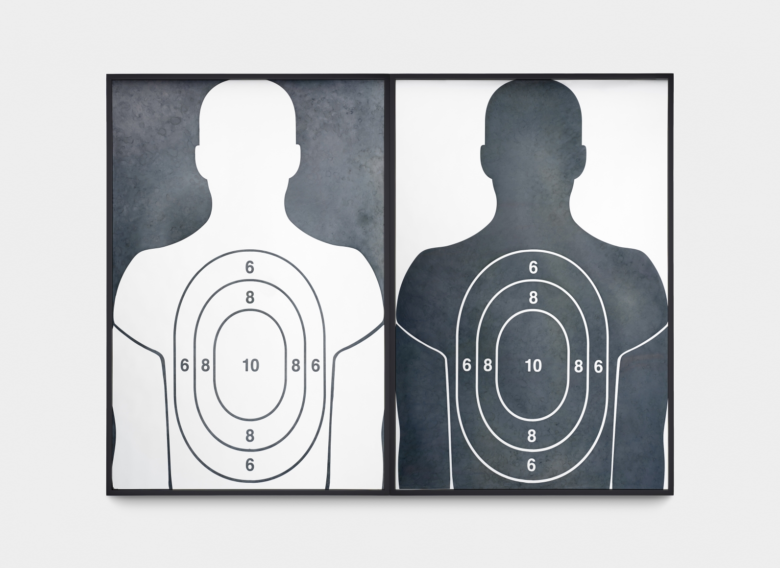 Hank Willis Thomas Silhouette (diptych), 2019