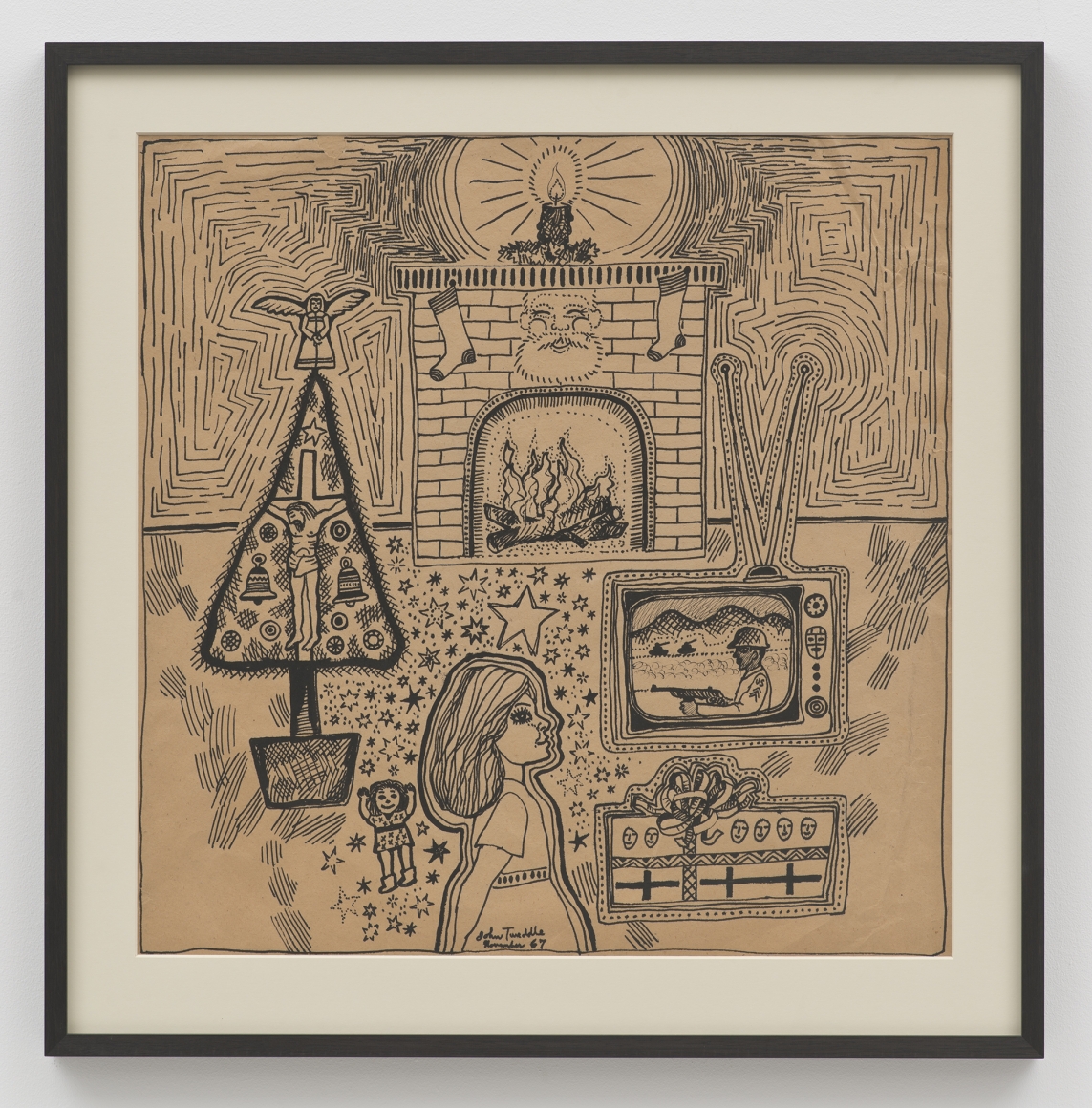 John Tweddle, Christmas (Girl with fireplace)