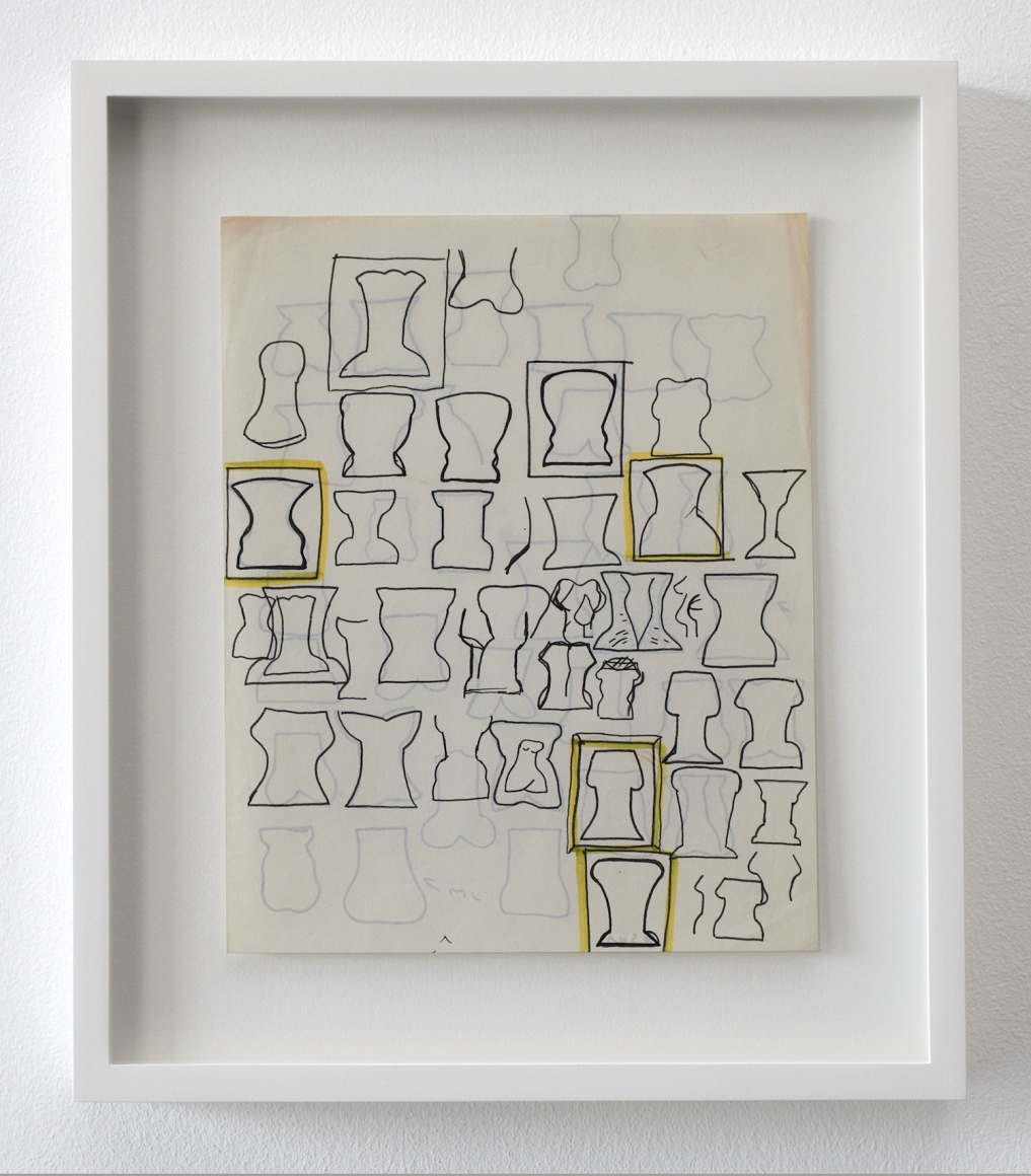 Christina Ramberg,, Untitled (silhouettes), N.D.