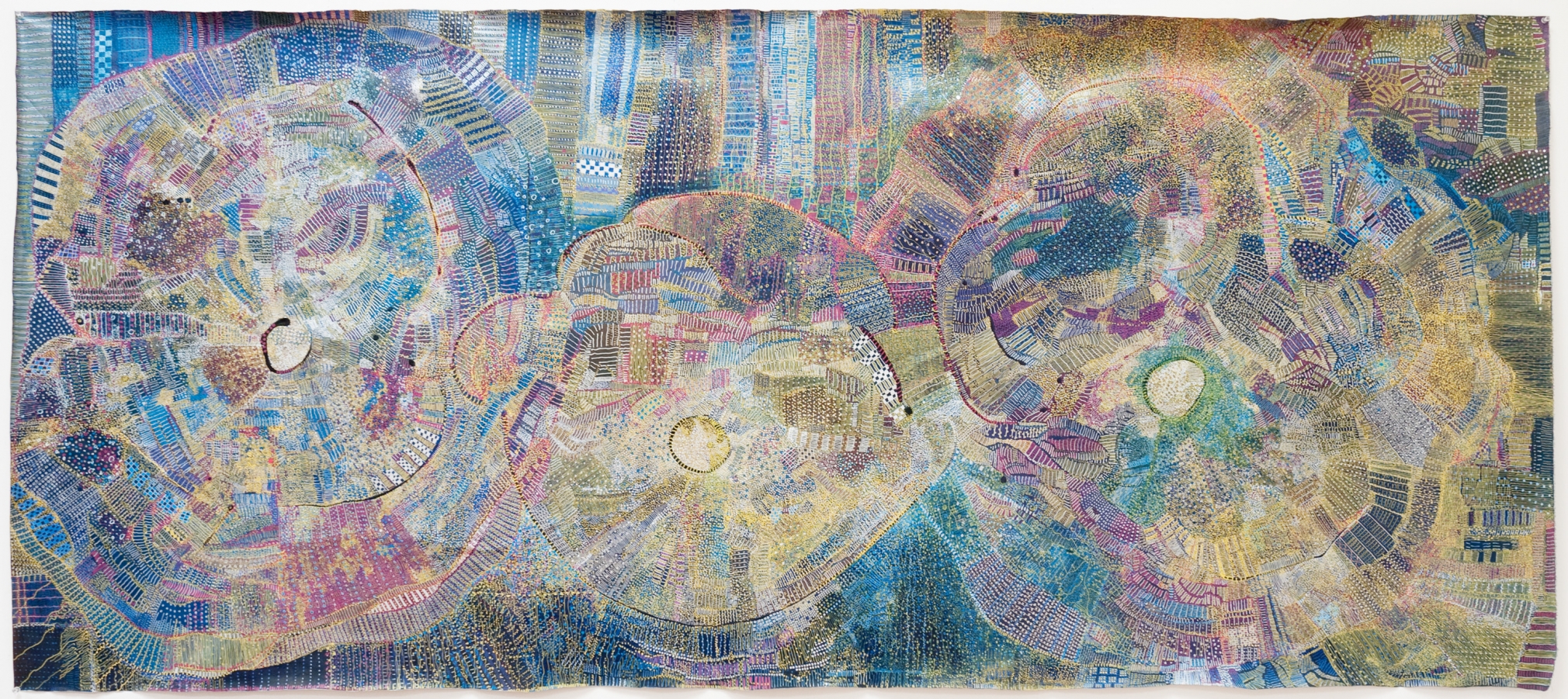 Huguette Caland Big Blue II, 2010