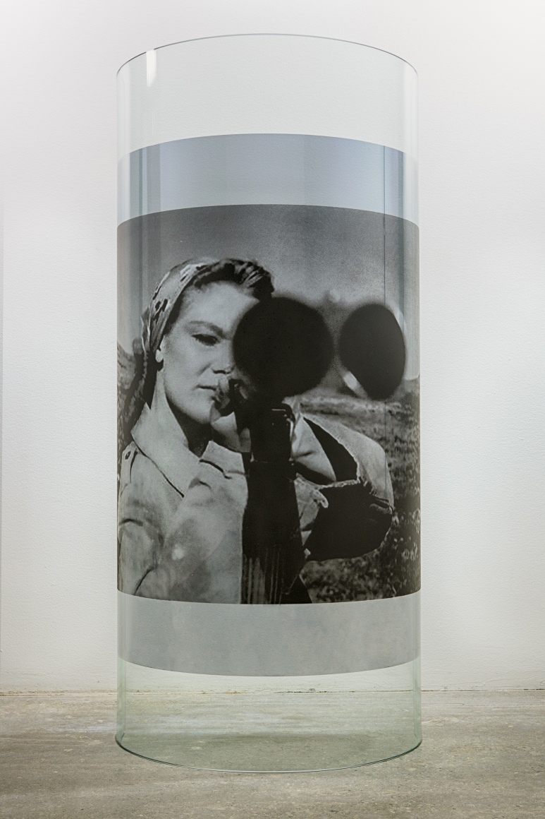 Servane Mary, Untitled (Woman with Gun), 2015