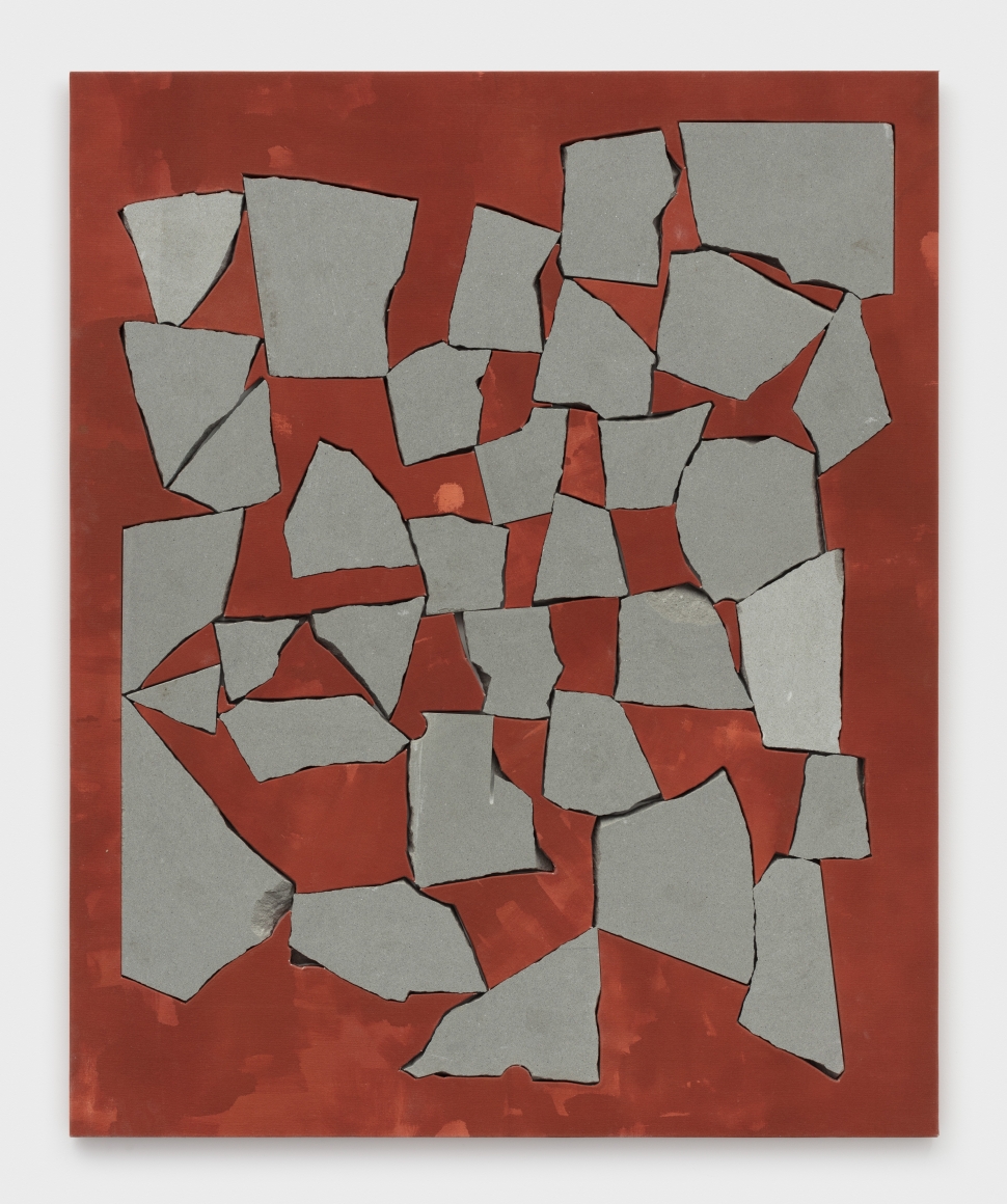 Sam Moyer Red Wall, 2019