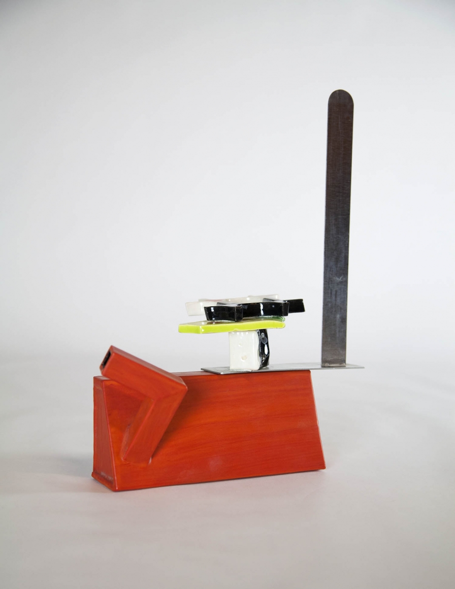 Peter Shire Saki Pot As The World Turns, 2011