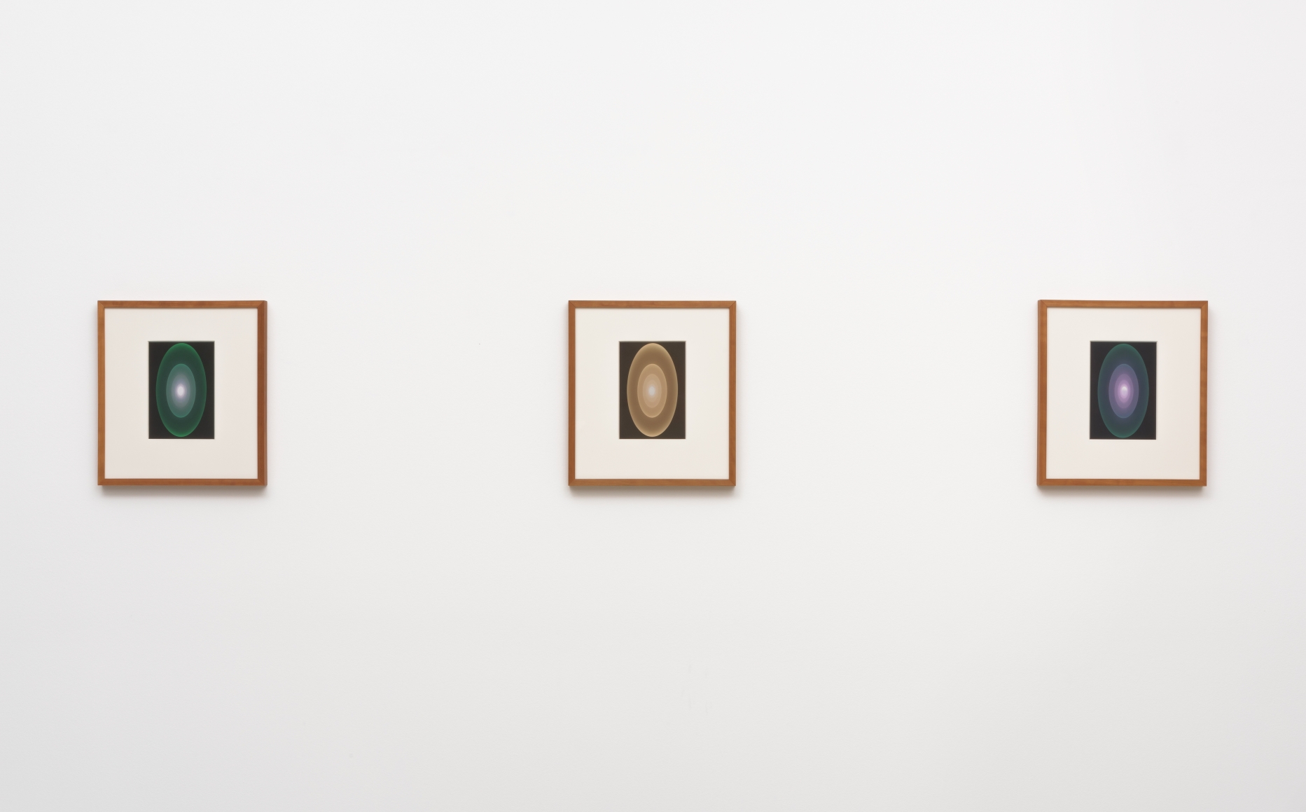 James Turrell, From the Guggenheim, Set 1, Green with Yellow, Large Vertical, 2015