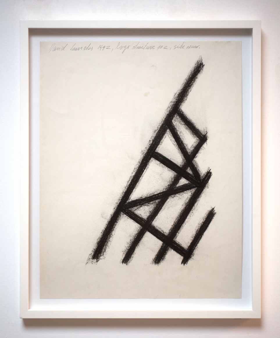 David Lamelas, Logs Structure #2, Side View