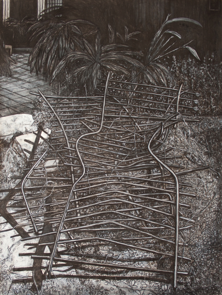 Willie Birch Pieces of a Fence, 2013