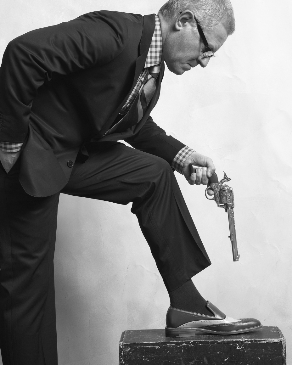 Man Shooting Himself in the Foot, 2008