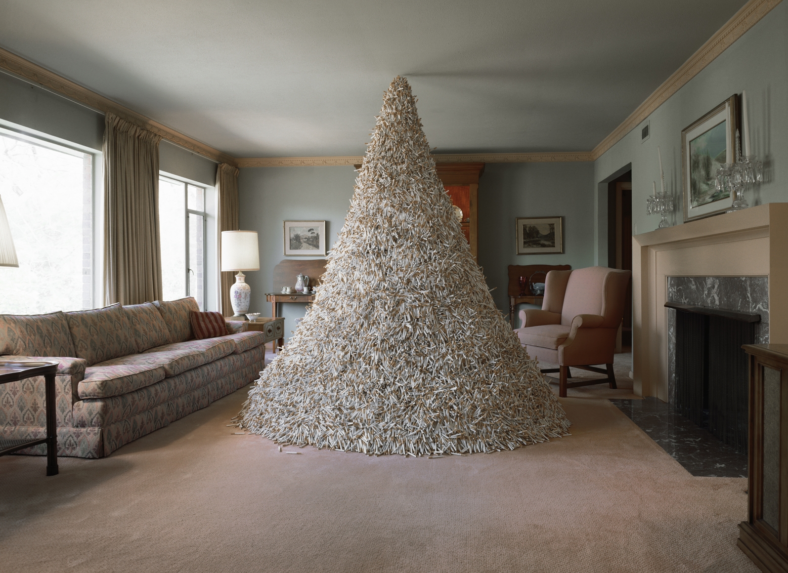 A Lifetime of Cigarettes, 1997, Archival Pigment Print