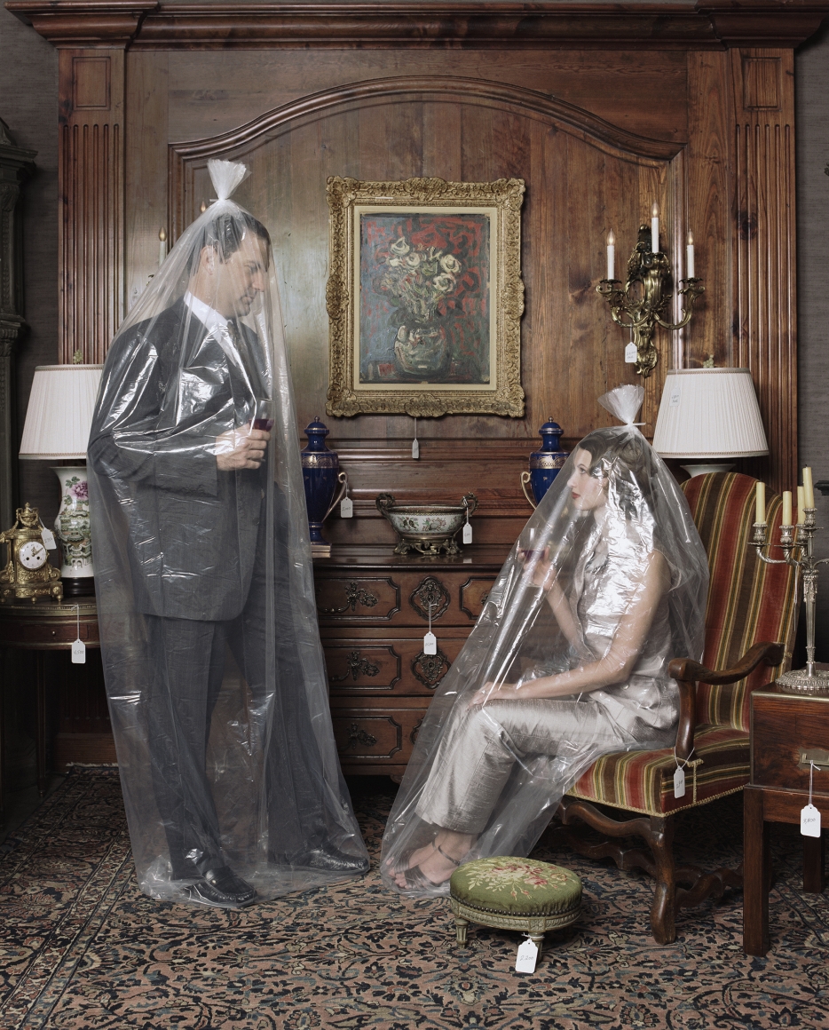 Couple Arranged With Furniture, 1998, Archival Pigment Print