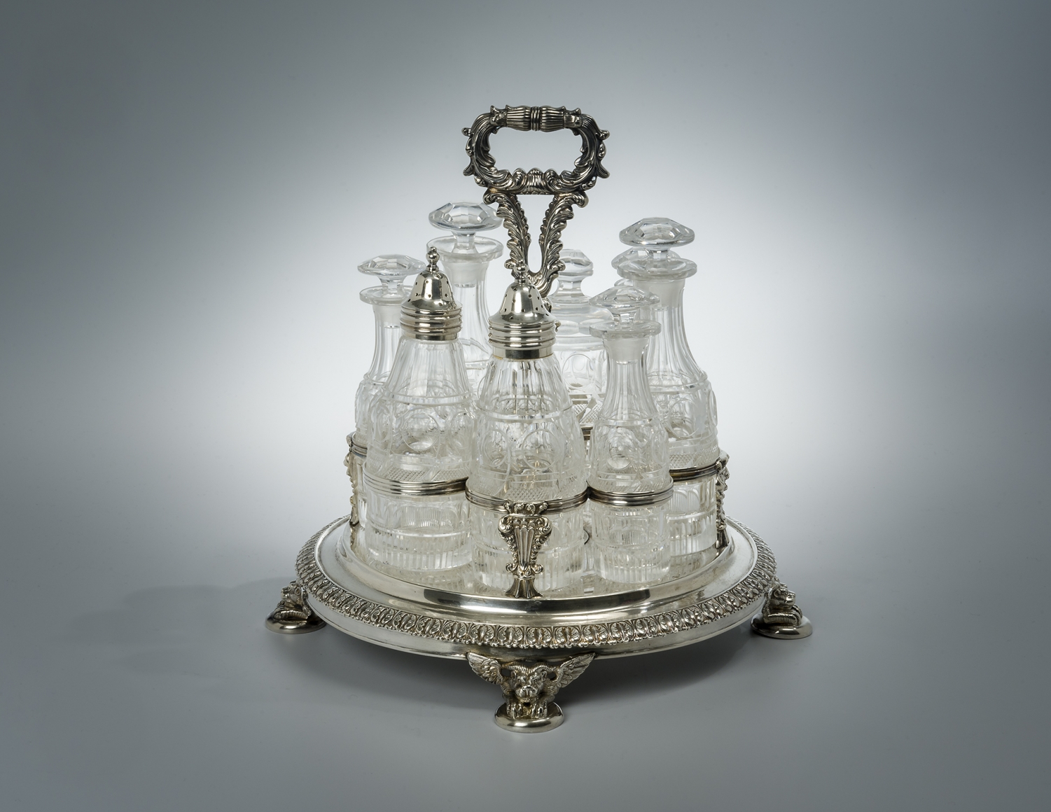 Cruet Frame, Baldwin Gardiner (1791&ndash;1869), New York (active in New York, 1827&ndash;47)