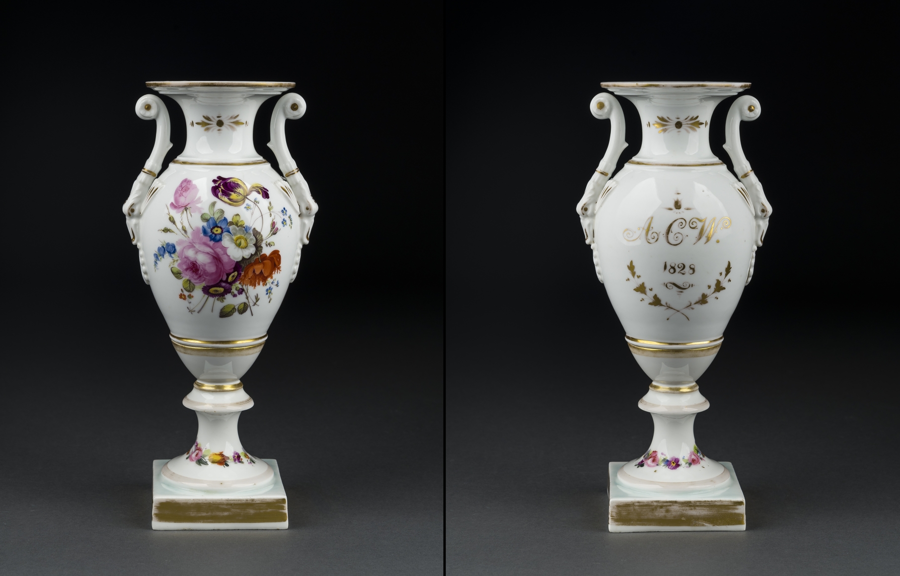 The Andrew Craig Walker Handled Urn, 1828, Tucker Factories, Philadelphia (active 1826&ndash;38)