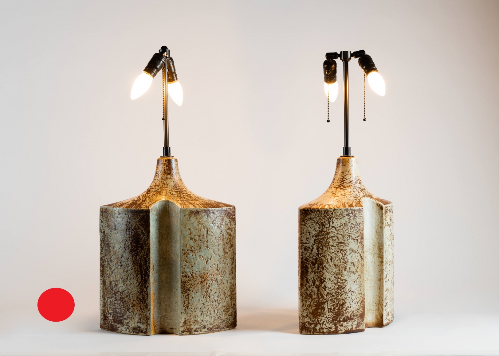 pair of large table lamps